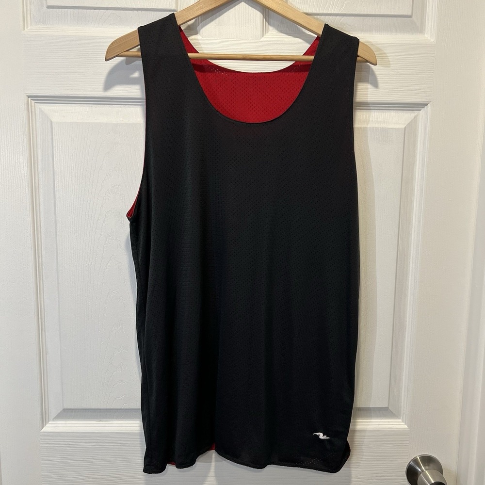 Athletek Basketball Jersey Reversible Men's Size L Red Black